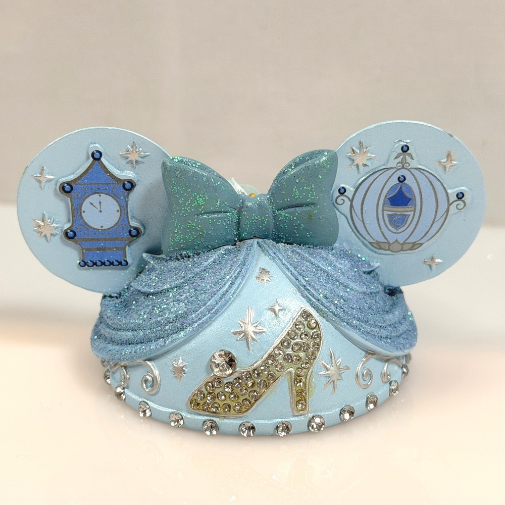 Disney Parks Cinderella Mickey Ear Hat Christmas Ornament Cody Reynolds Retired